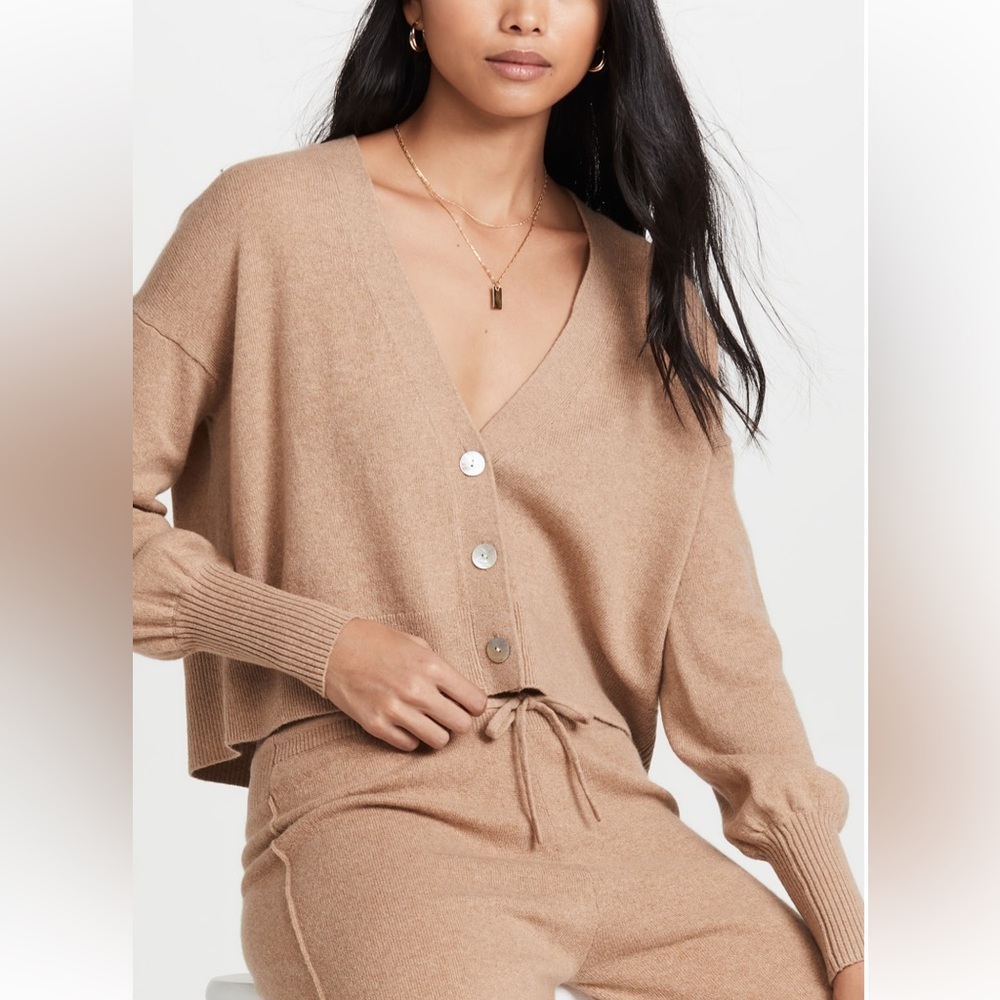 NWT LE ORE Palermo Cashmere Cardigan Size M